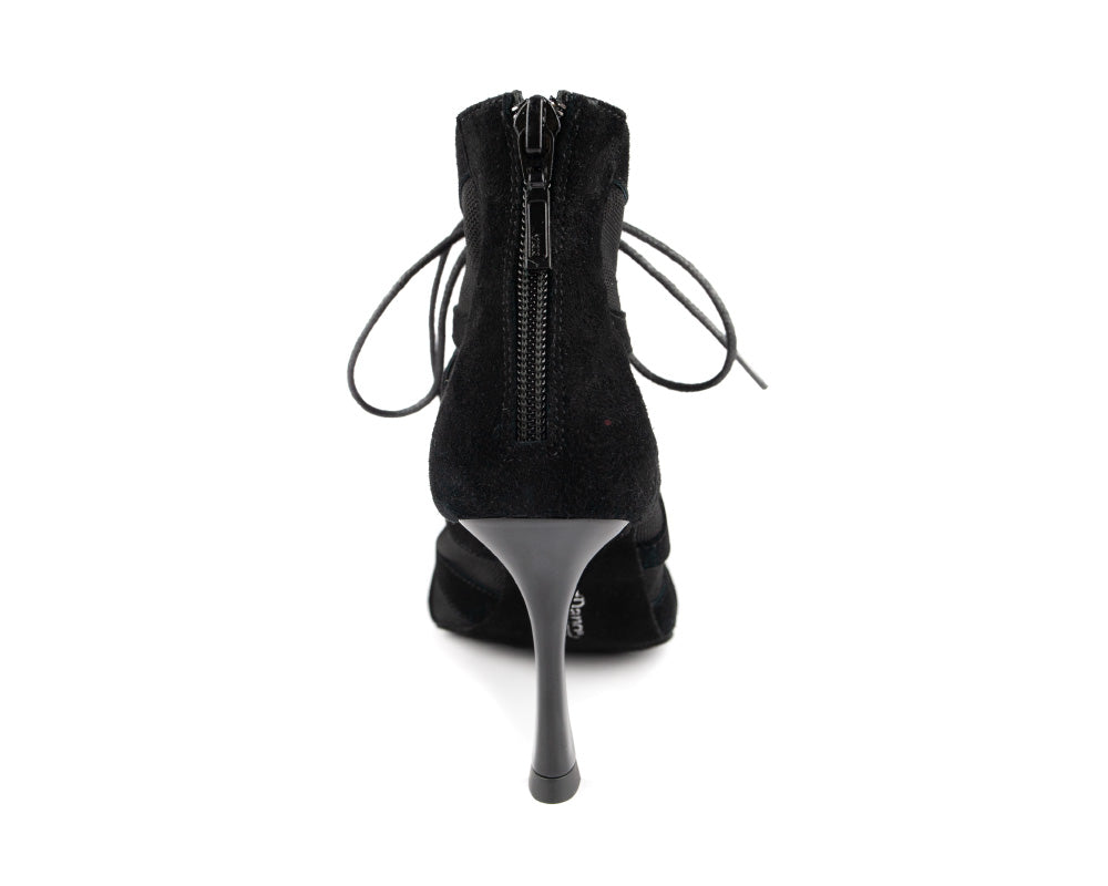 PortDance  -  PD819 Black Nubuck – Heel 70mm