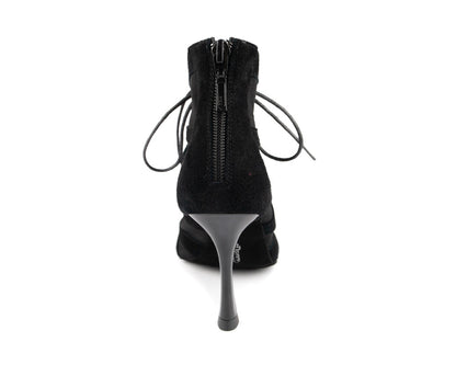 PortDance  -  PD819 Black Nubuck – Heel 70mm