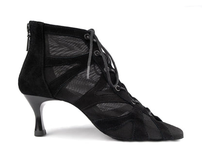 PortDance  -  PD819 Black Nubuck – Heel 50mm