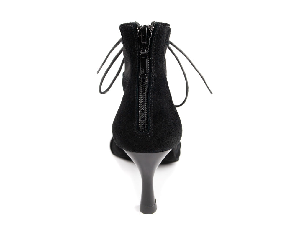 PortDance  -  PD819 Black Nubuck – Heel 50mm