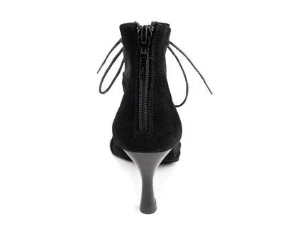 PortDance  -  PD819 Black Nubuck – Heel 50mm