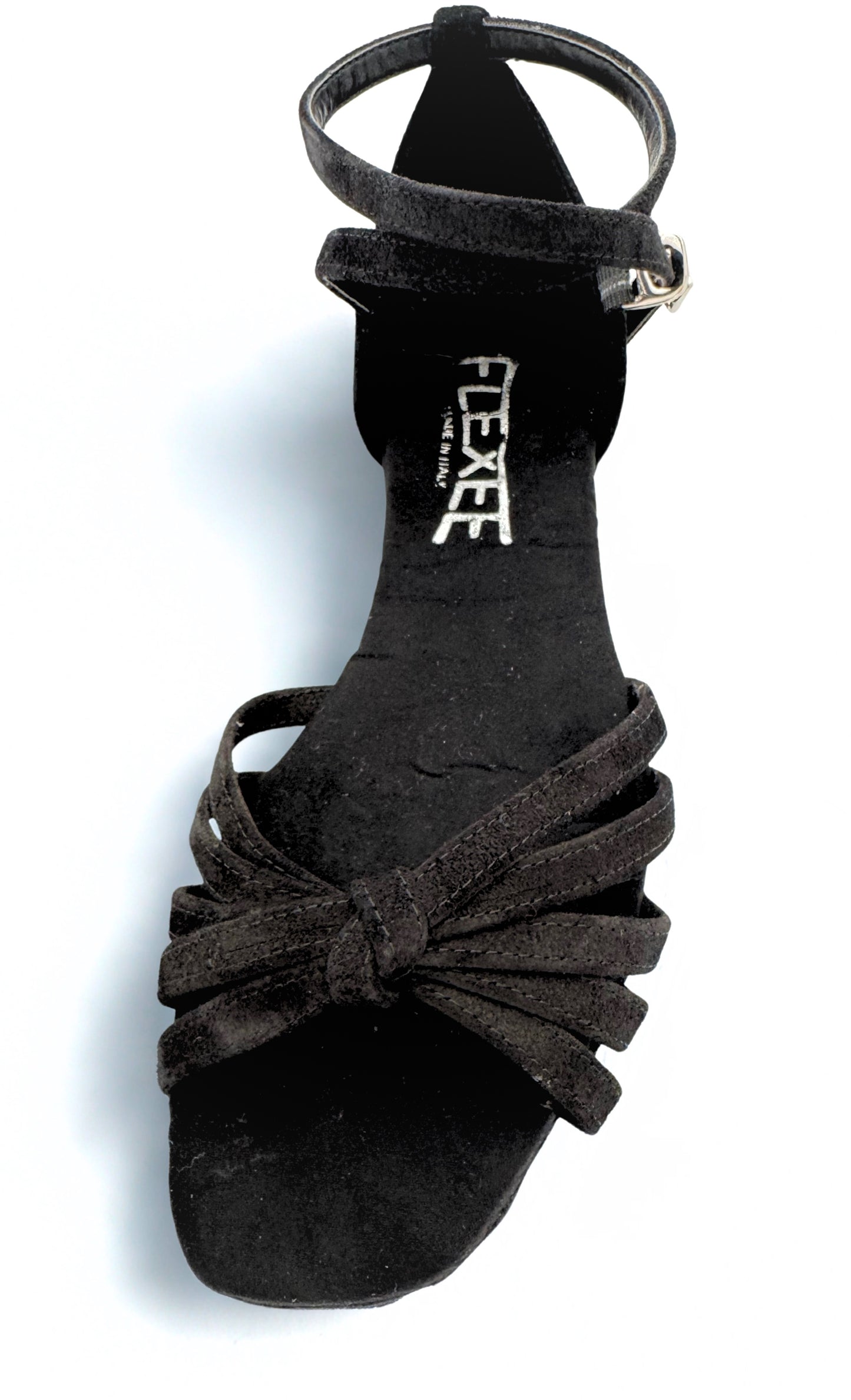 Rosa Dance Sandal - Black Suede (Ankle strap)