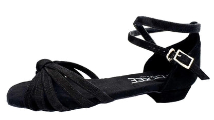 Rosa Dance Sandal - Black Suede (Ankle strap)
